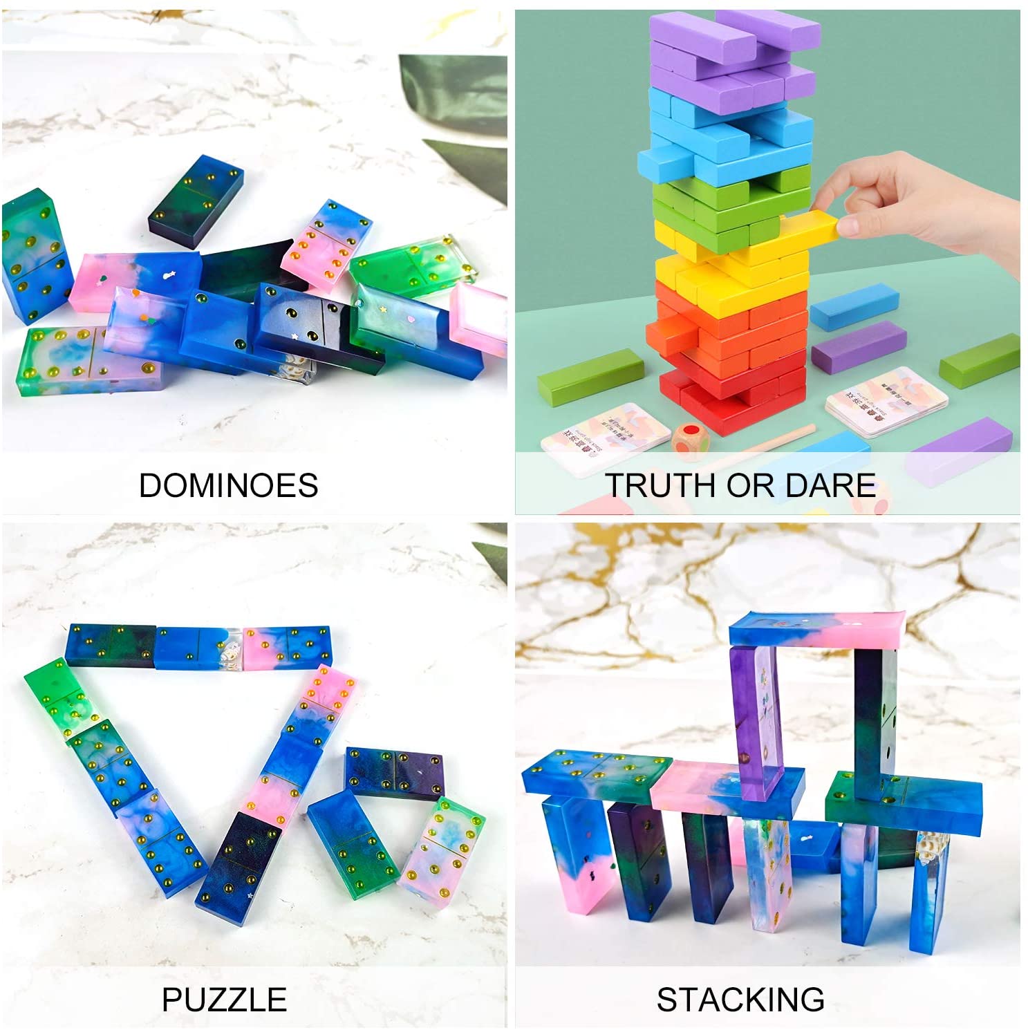 420 Domino Molds – Urban Girl Resin