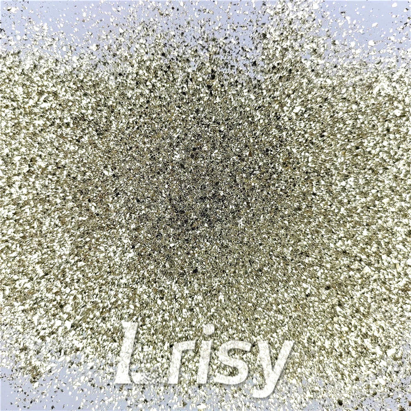 Champagne Gold Opa Cellophane Shard Confetti Glitter Sprinkle Toppings B0212 2x2