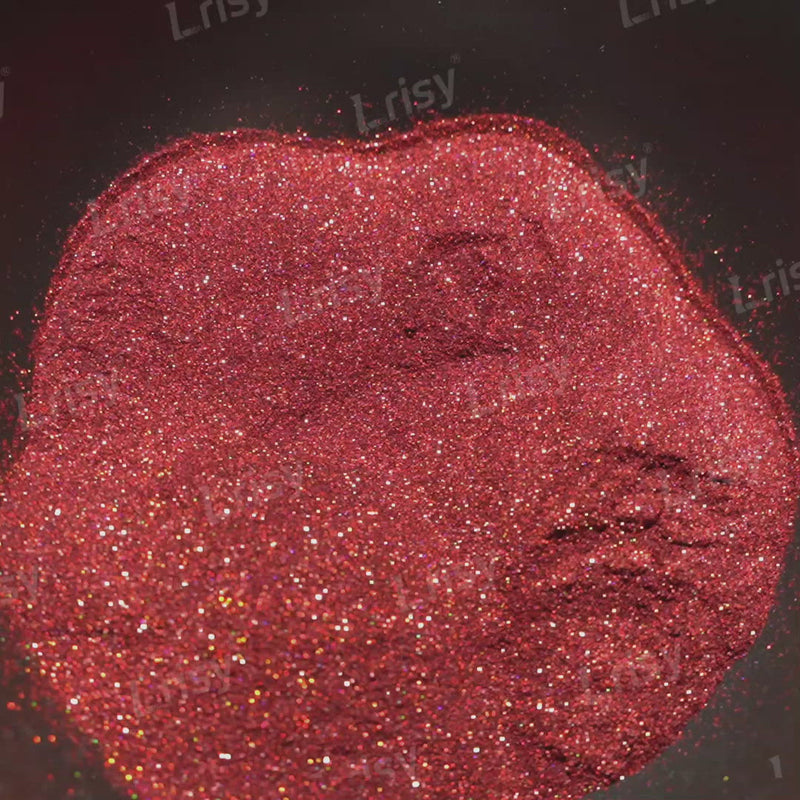 0.2mm Holographic Red Extra Fine Glitter (Ultra-thin) LB0300