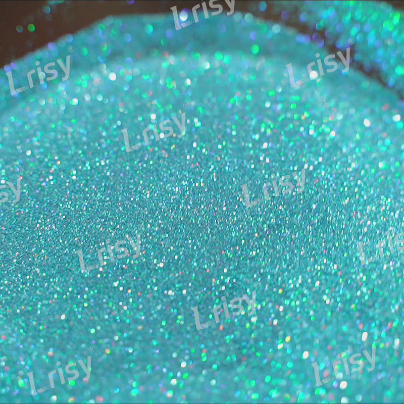 0.2mm Holographic Sky Blue Extra Fine Glitter (Ultra-thin) LB0700