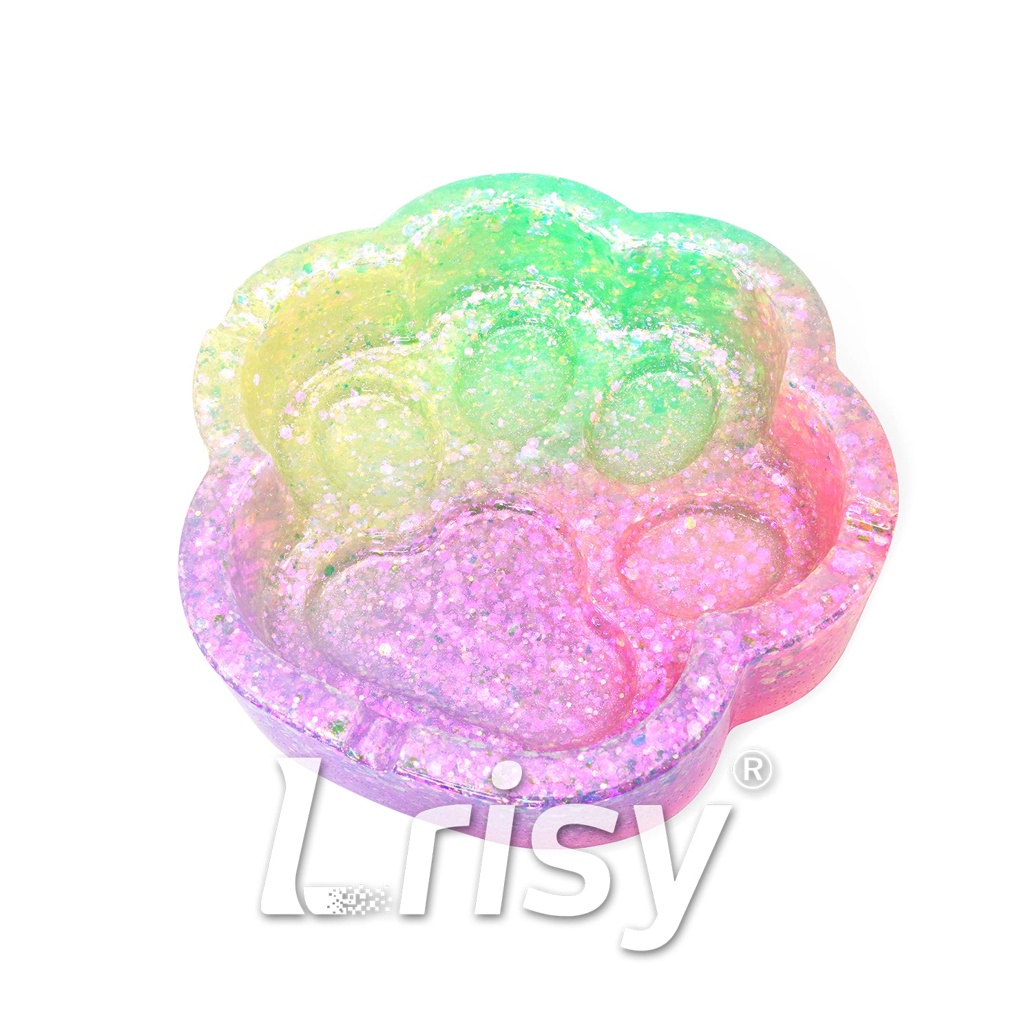 Lrisy Soft Rainbow Glitter Set/Kits 12 Colors (Total 120g)