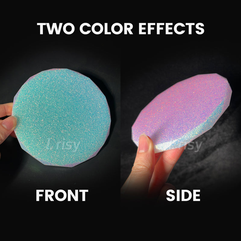 Lrisy Holographic Extra Fine Glitter Powder with Shaker Lid 140g/4.5oz (Ultra Thin Iridescent Dream Blue FC321)