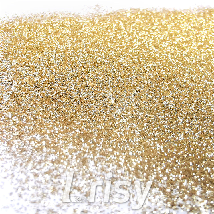 0.2mm Hexagon Shapes Champagne Gold Glitter B0212