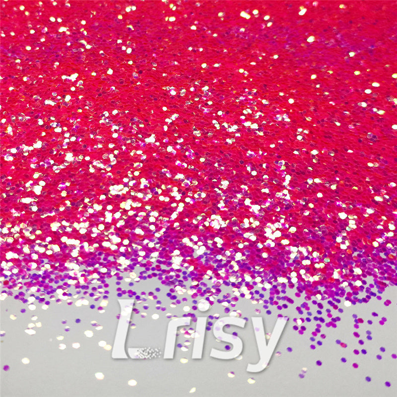 1mm Hexagon Shaped Iridescent Chunky Glitter FC339