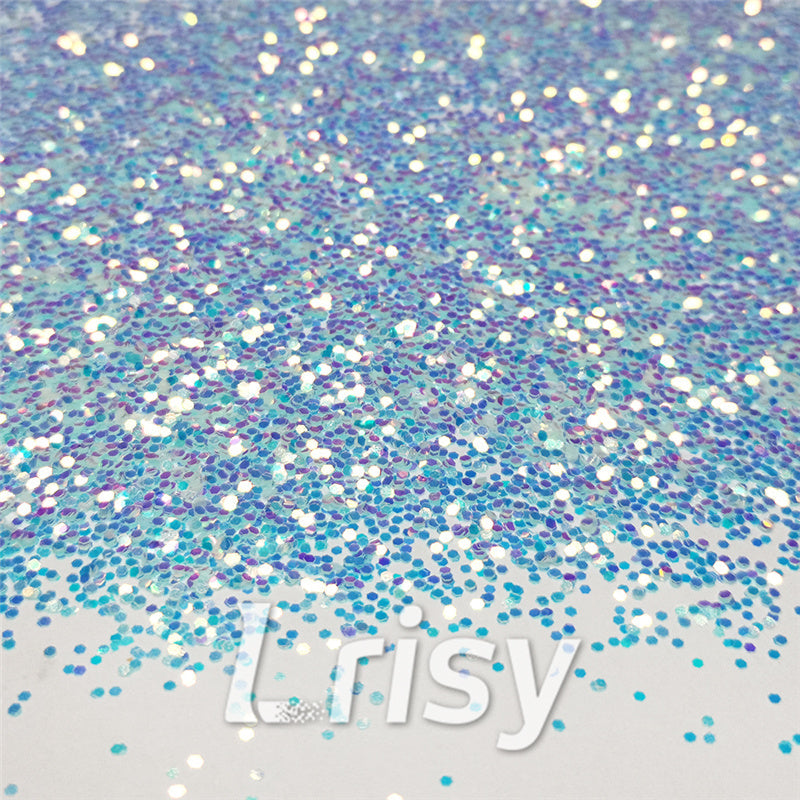 1mm Hexagon Shaped Iridescent Chunky Glitter FC321