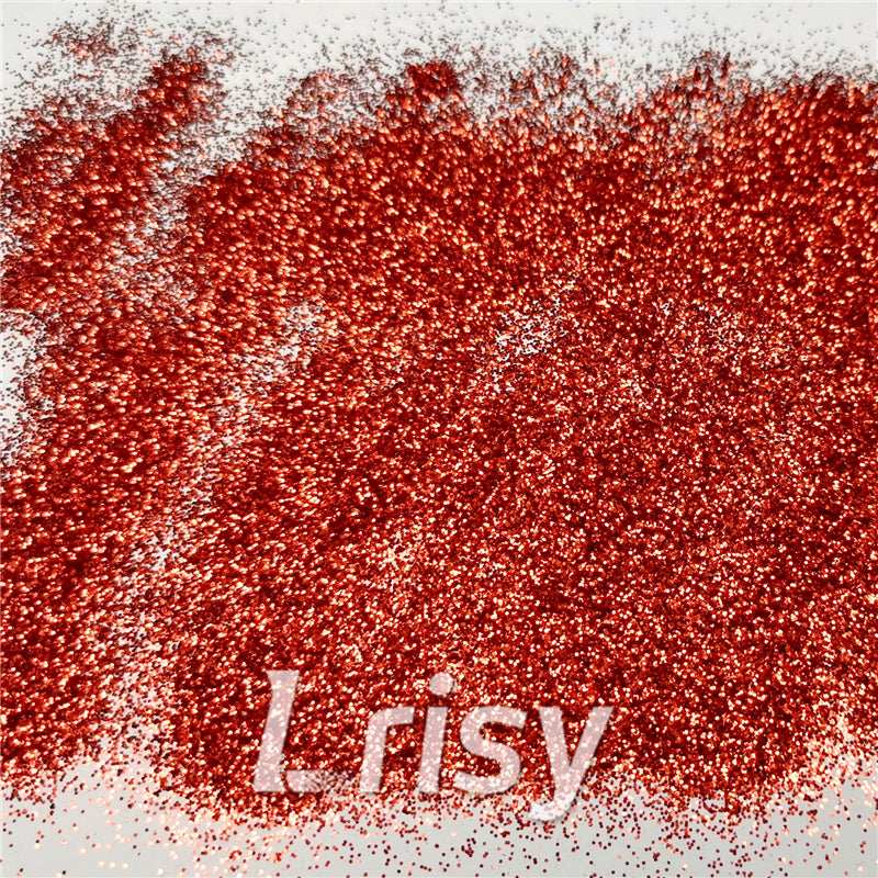 0.2mm Hexagon red cosmetic grade biodegradable glitter in bulk BIO003 –  Lrisy