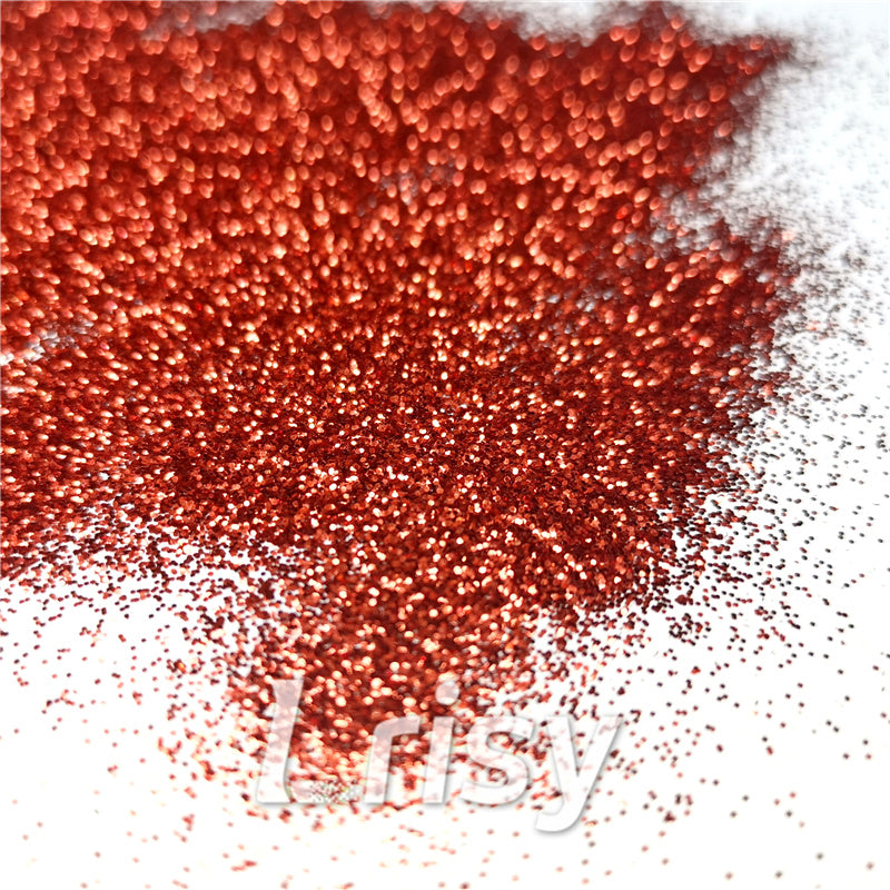 0.2mm Hexagon red cosmetic grade biodegradable glitter in bulk BIO003 –  Lrisy