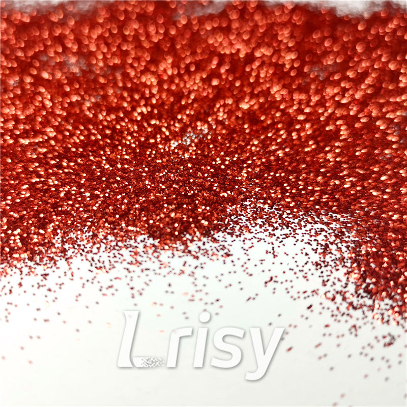 0.2mm hexagon red cosmetic grade biodegradable glitter in bulk BIO003