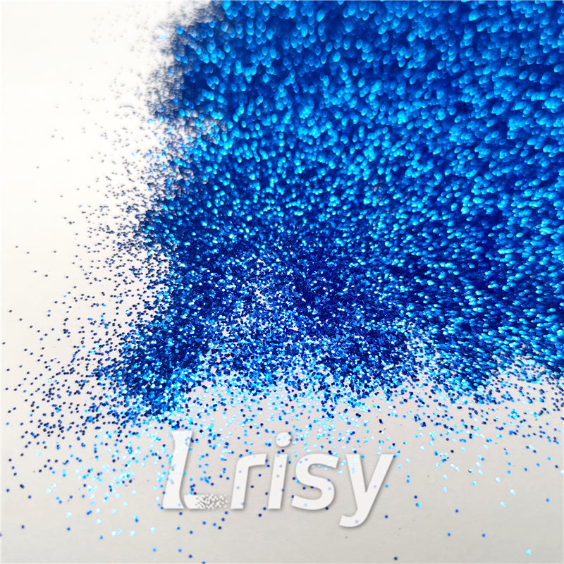 0.2mm hexagon blue cosmetic grade biodegradable glitter in bulk BIO007