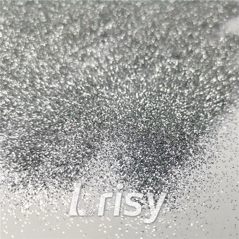0.2mm hexagon silver cosmetic grade biodegradable glitter in bulk BIO001
