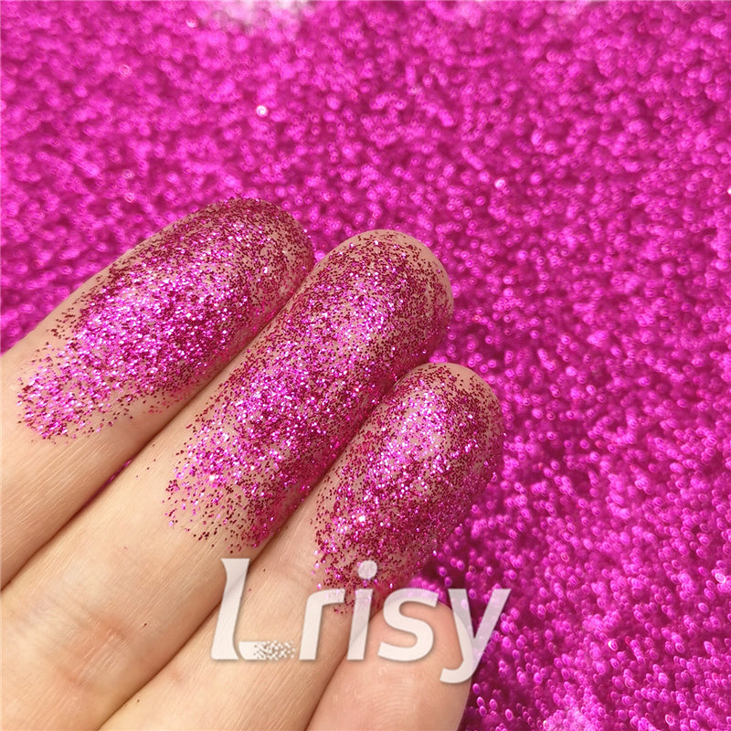 0.2mm hexagon rose red cosmetic grade biodegradable glitter in bulk BIO009