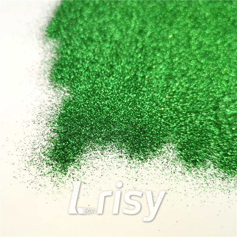 0.2mm hexagon green cosmetic grade biodegradable glitter in bulk BIO006