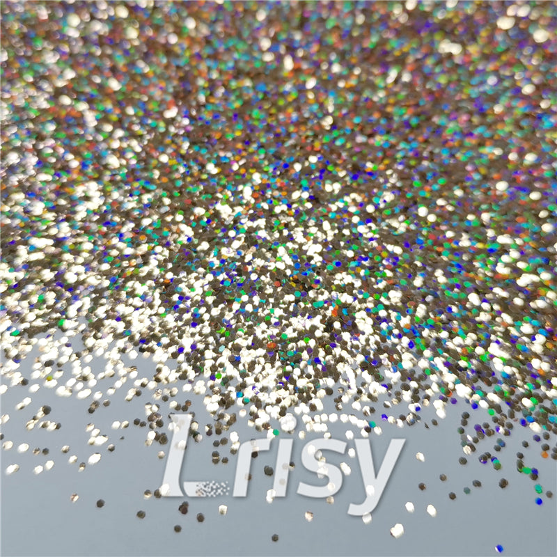 0.8mm Hexagon Cosmetic Grade Holographic Sand Gold Glitter SLG002