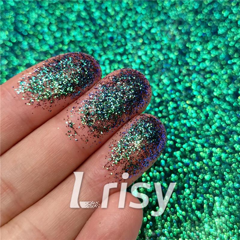 0.2mm Forest Iridescent Glitter Powder LSB004