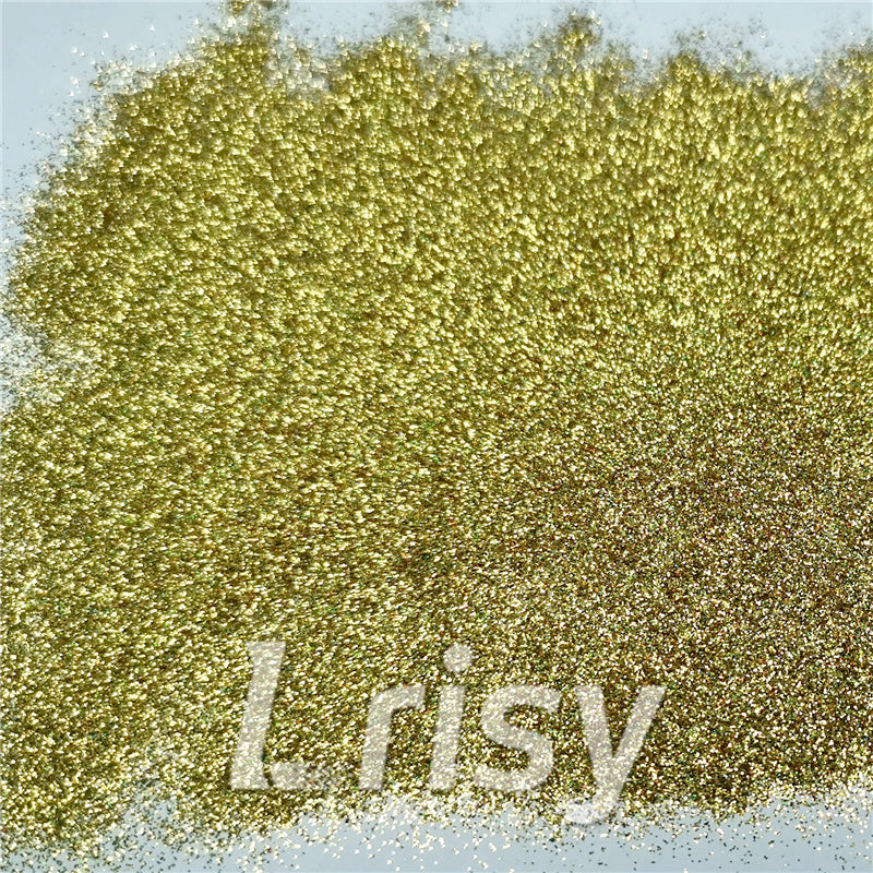 0.2mm Holographic Pigment Gold Glitter Cosmetic Grade SLG003