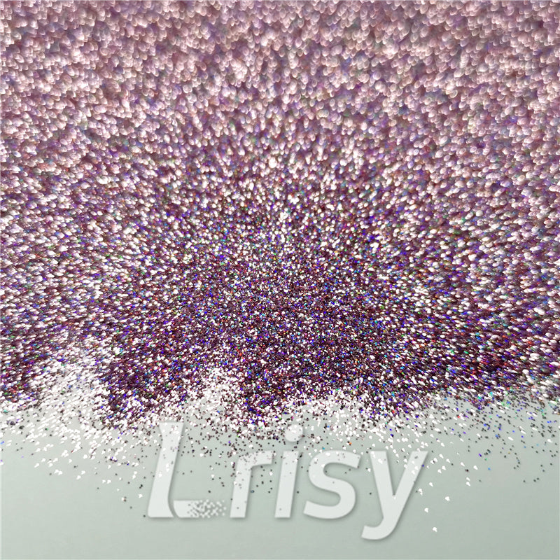 0.2mm Holographic Pigment Light Pink Glitter Cosmetic Grade SLG005