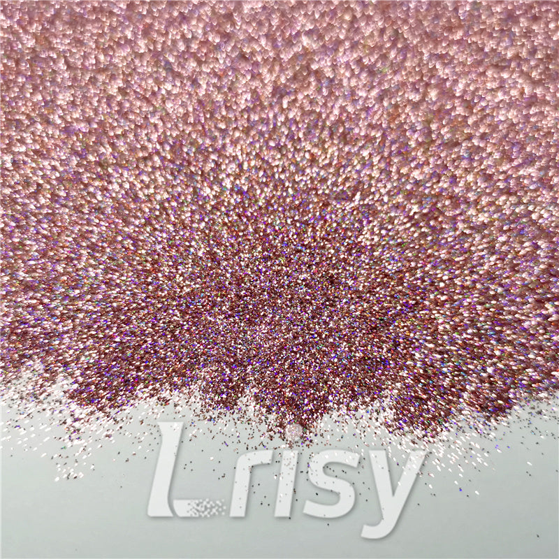 0.2mm Holographic Pigment Pink Glitter Cosmetic Grade SLG006
