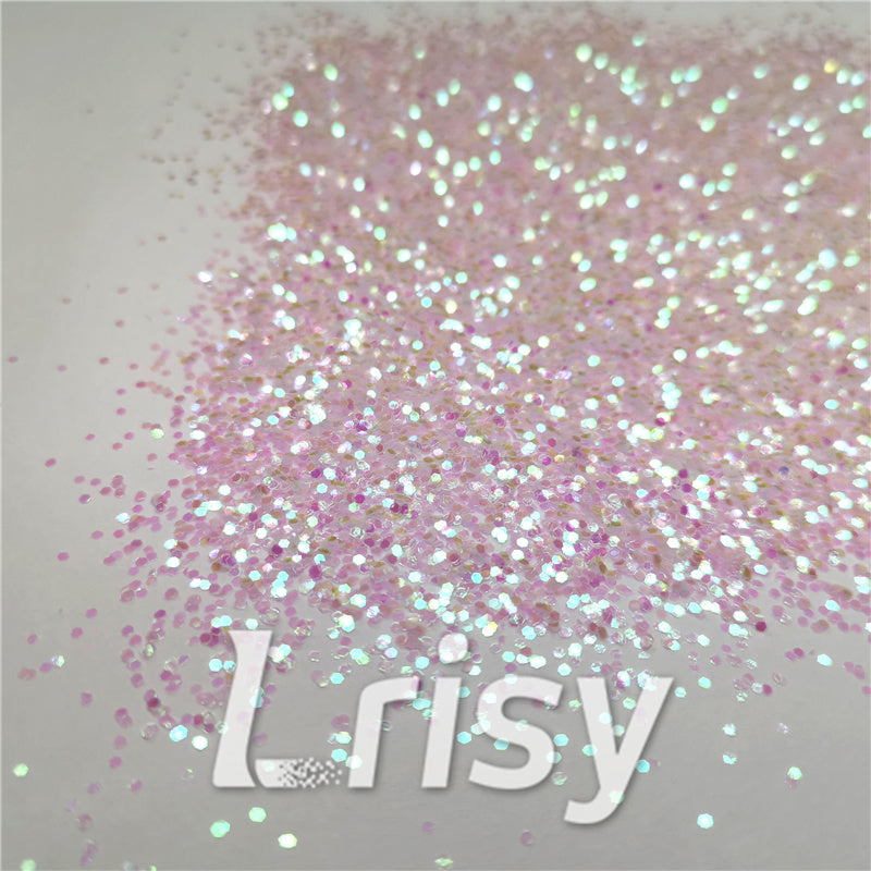 1mm Hexagon Shapes Dream Pink Chunky Glitter C003