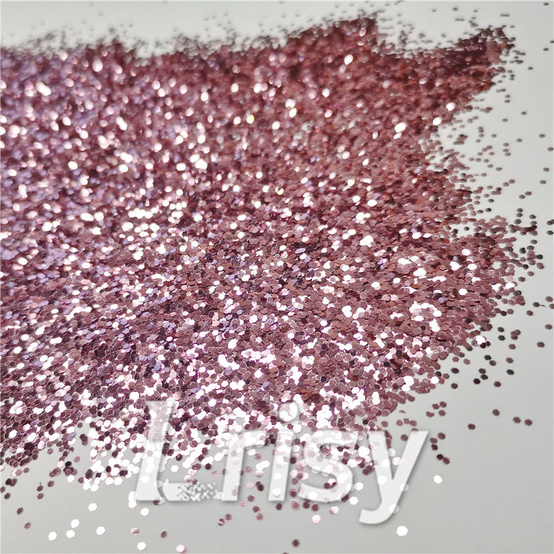 1mm Hexagon Shapes Pink Chunky Glitter B0900