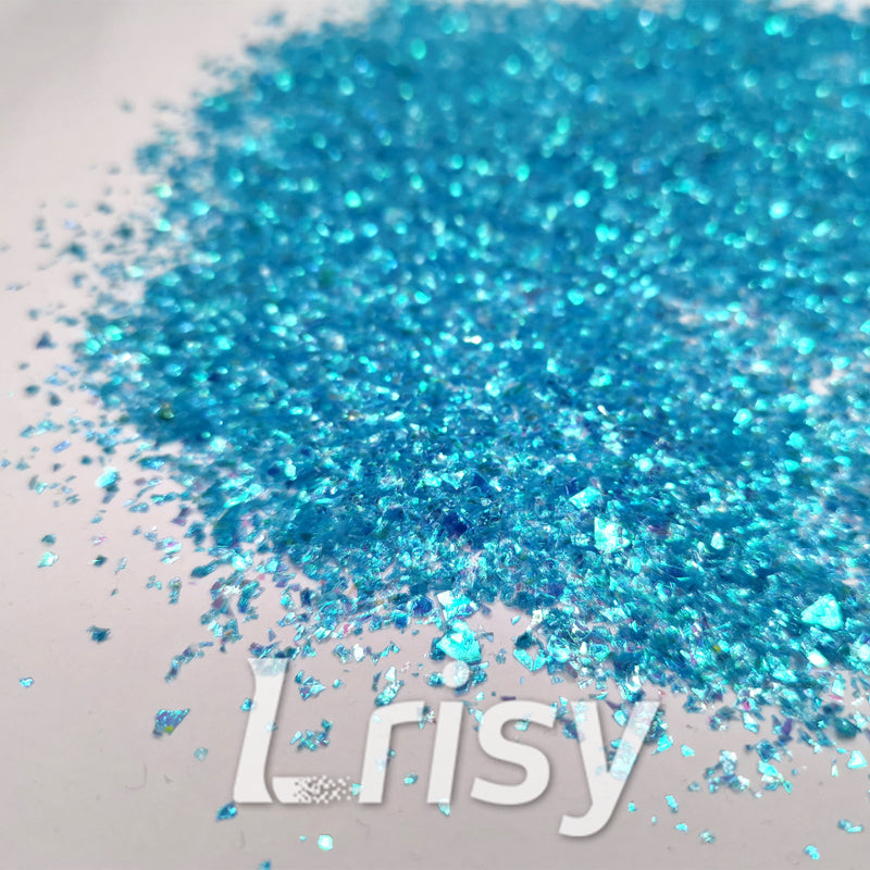 Iridescent Cellophane Glitter Shards (Flakes) C011 2x2