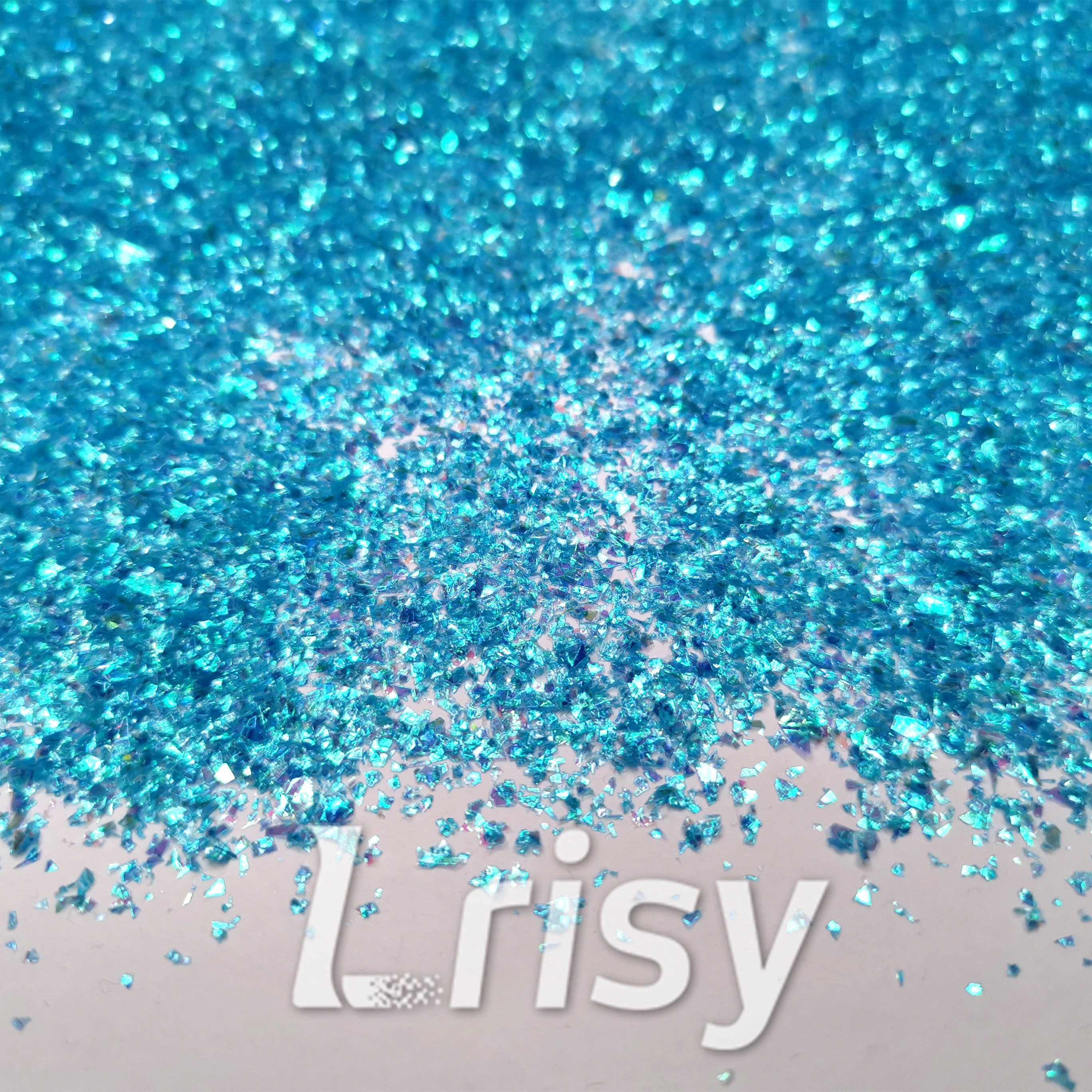 Iridescent Cellophane Glitter Shards (Flakes) C011 2x2