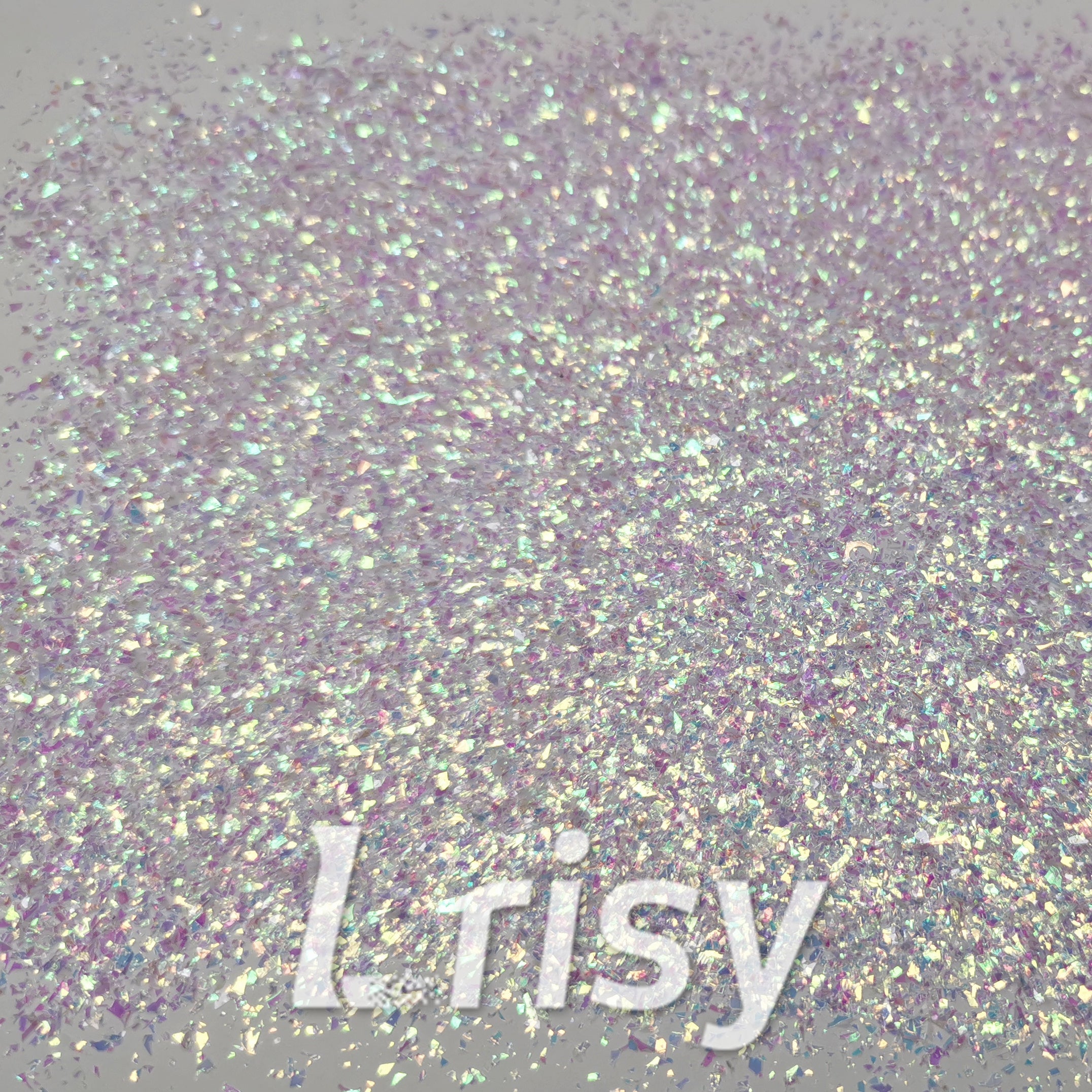 Iridescent Cellophane Glitter Shards (Flakes) C004 2x2