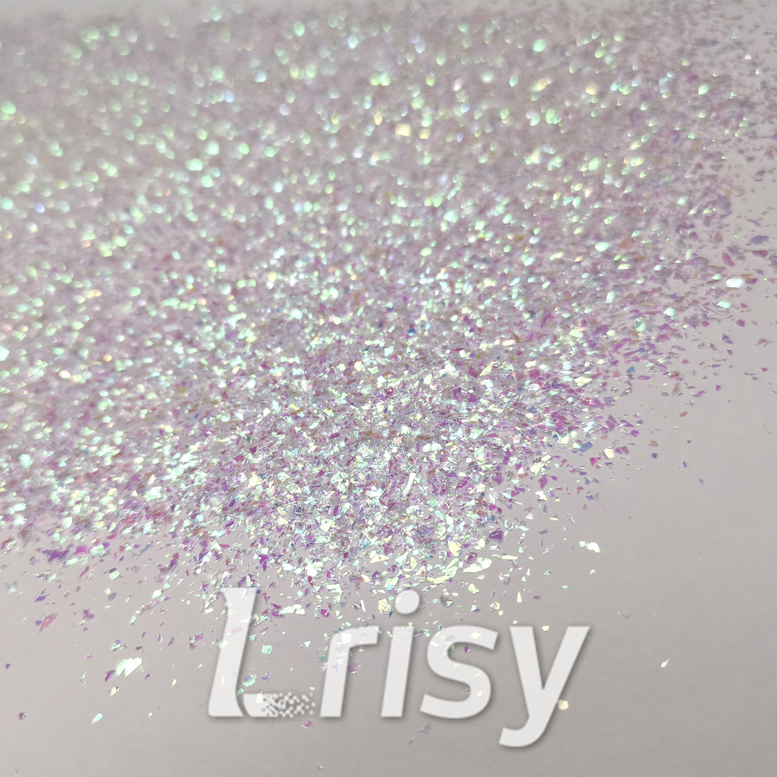 Iridescent Cellophane Glitter Shards (Flakes) C004 2x2