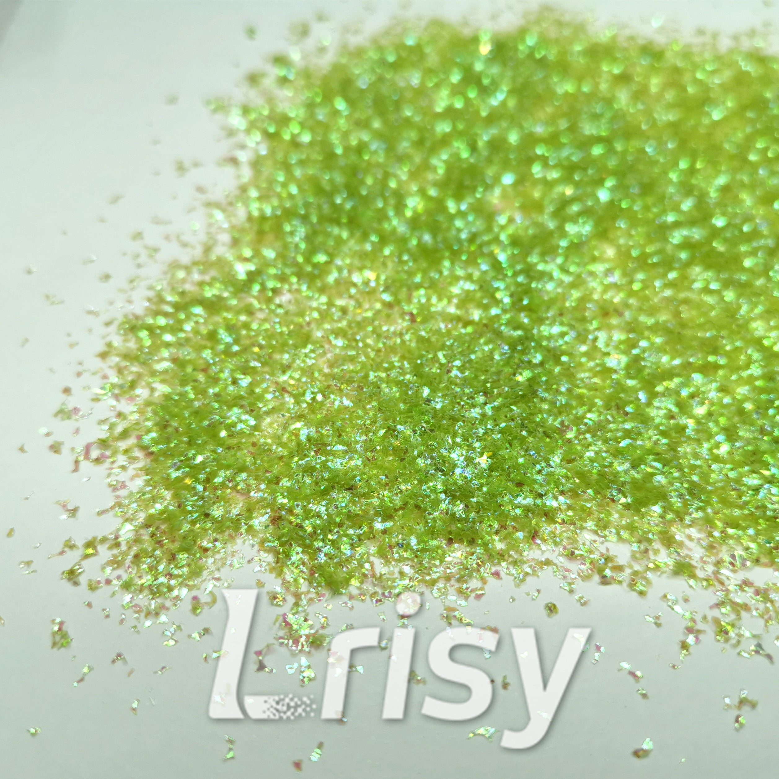 Iridescent Cellophane Glitter Shards (Flakes) C010 2x2