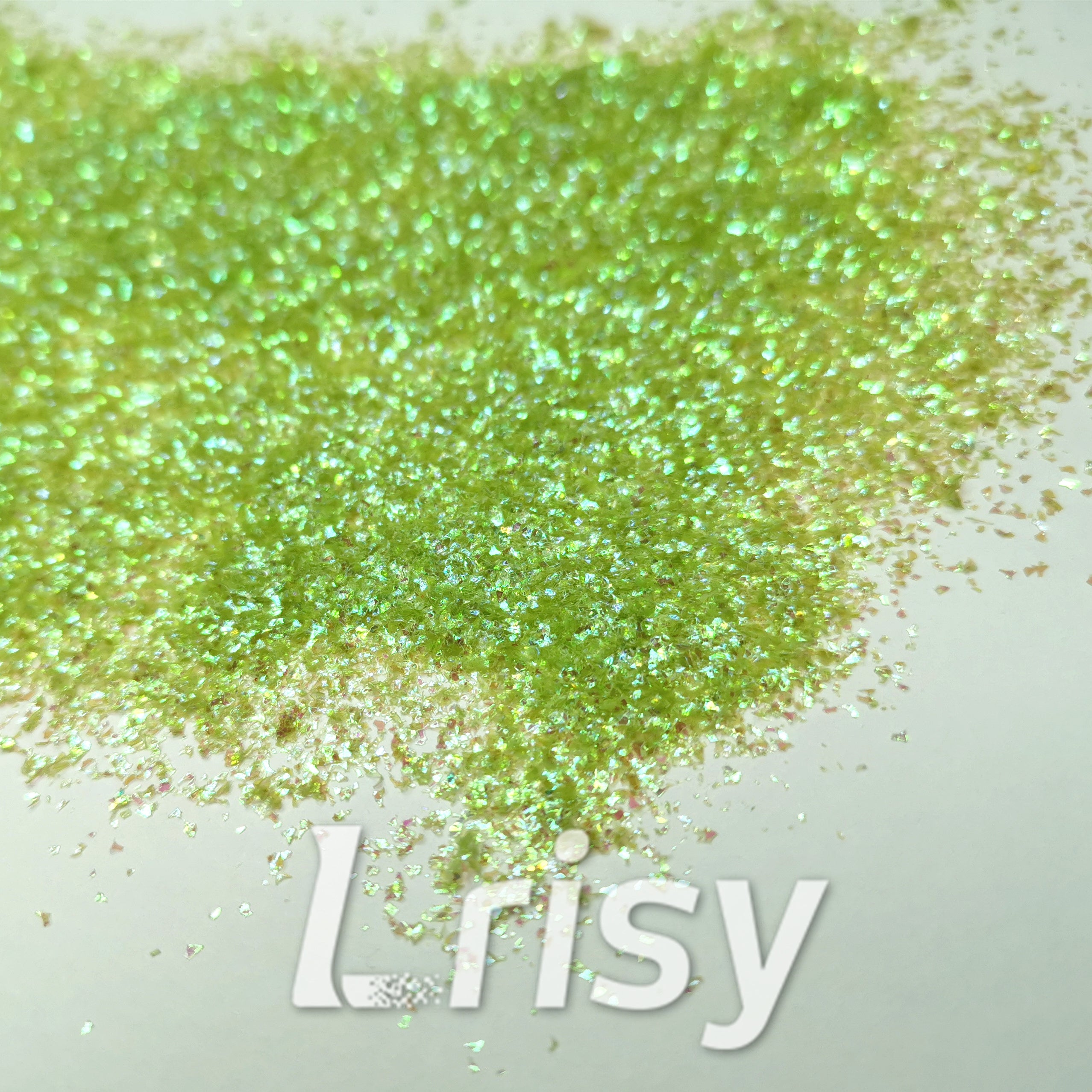Iridescent Cellophane Glitter Shards (Flakes) C010 2x2