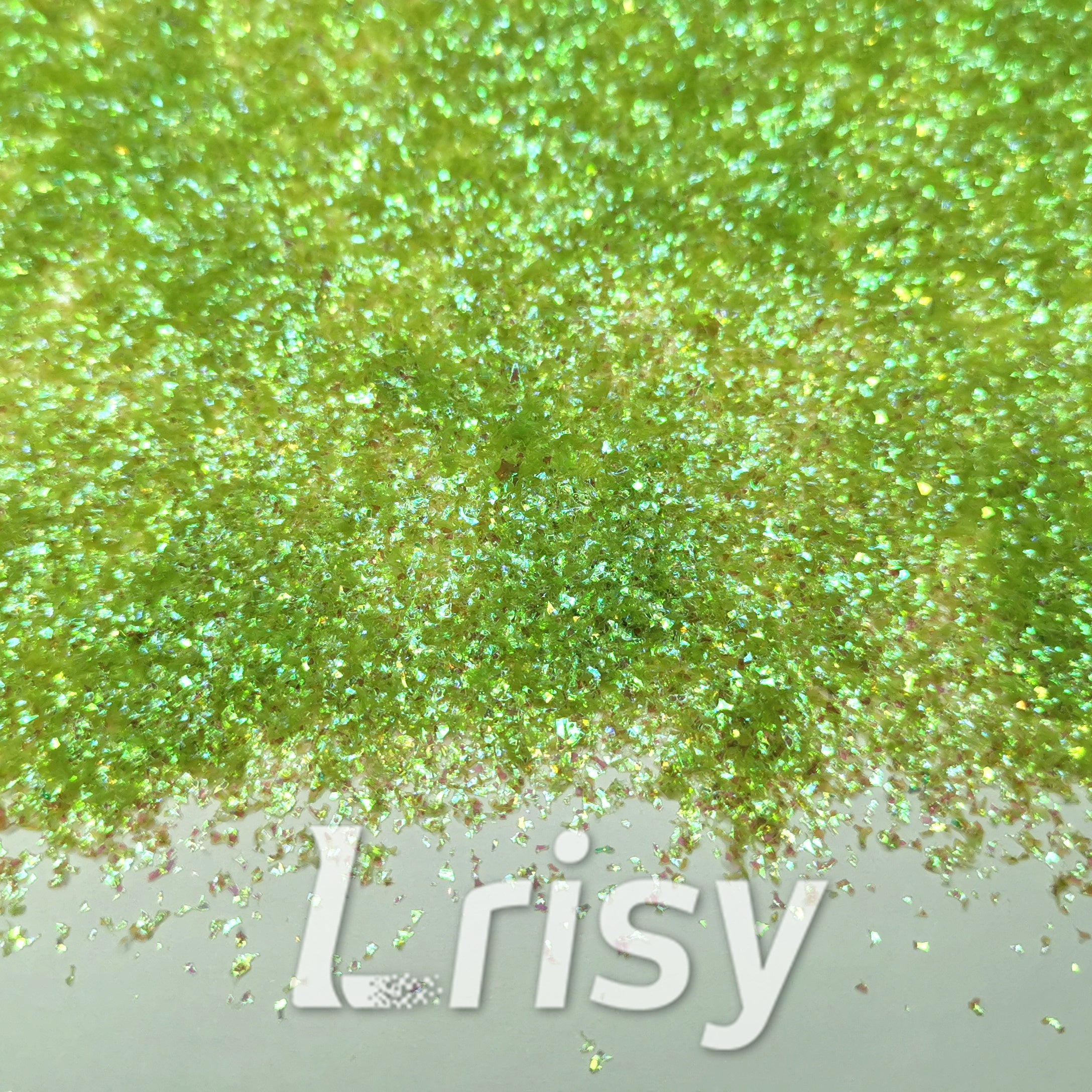 Iridescent Cellophane Glitter Shards (Flakes) C010 2x2