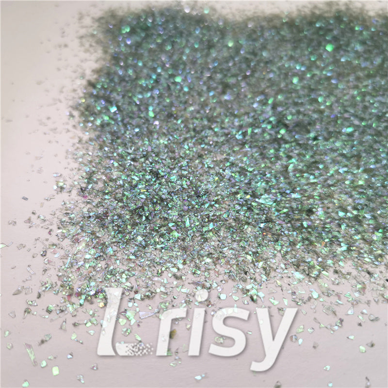 Iridescent Cellophane Glitter Shards (Flakes) C016 2x2