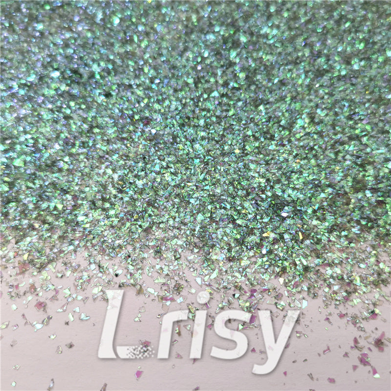 Iridescent Cellophane Glitter Shards (Flakes) C016 2x2