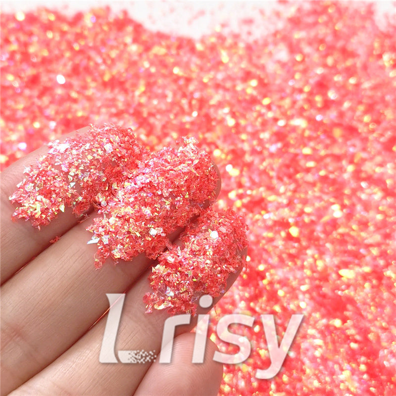 Iridescent Cellophane Glitter Shards (Flakes) C052 2x2