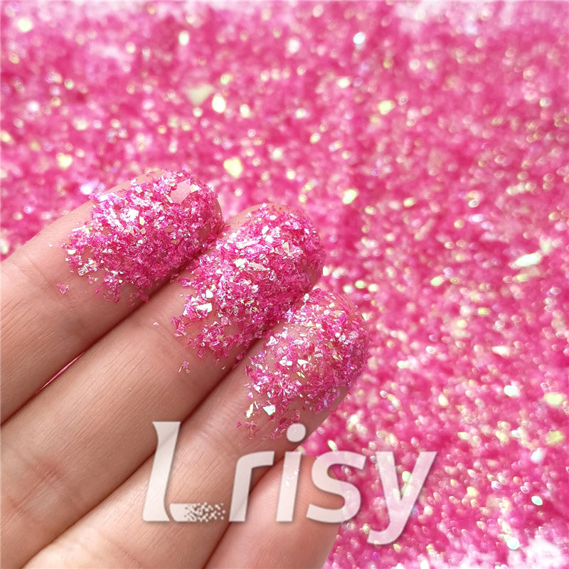 Iridescent Cellophane Glitter Shards (Flakes) C009 2x2