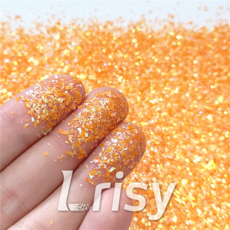 Iridescent Cellophane Glitter Shards (Flakes) C054 2x2