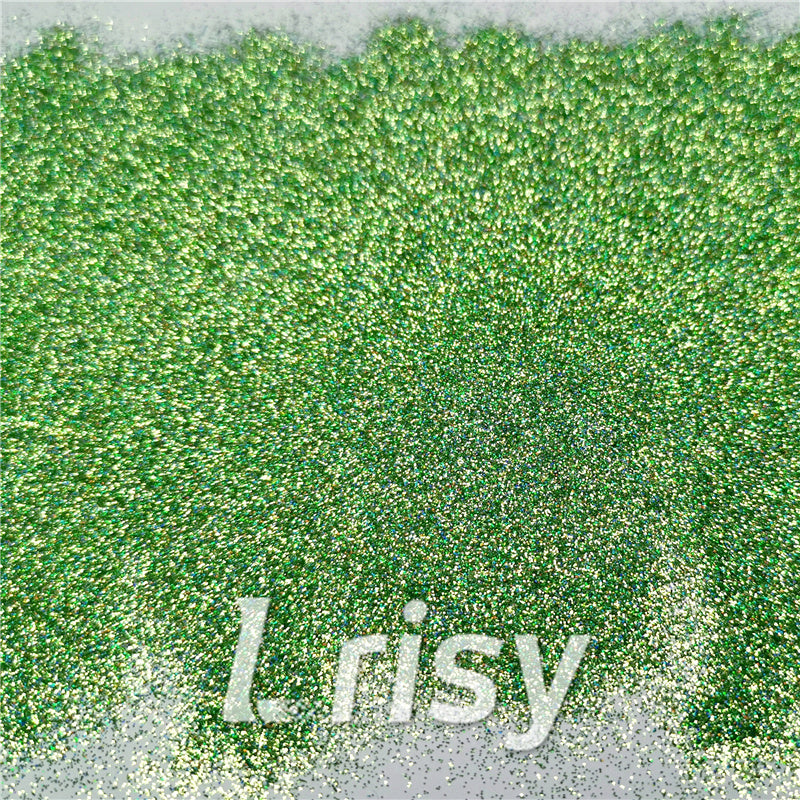 0.2mm Holographic Pigment Grass Green Glitter Cosmetic Grade SLG008