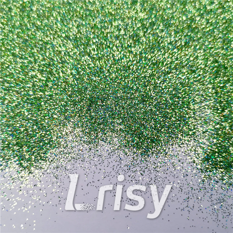 0.2mm Holographic Pigment Grass Green Glitter Cosmetic Grade SLG008