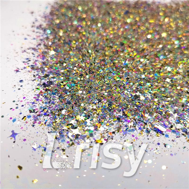 Custom Mixed Galaxy Iridescent Glitter YH02 (By Chris.e KC)