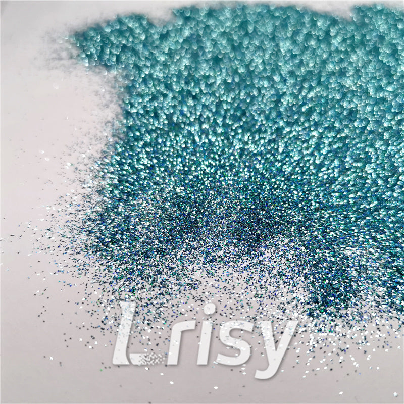 0.2mm Holographic Pigment Sky Blue Glitter Cosmetic Grade SLG009