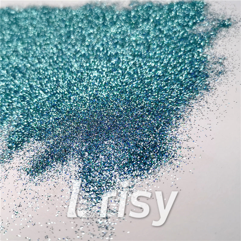 0.2mm Holographic Pigment Sky Blue Glitter Cosmetic Grade SLG009