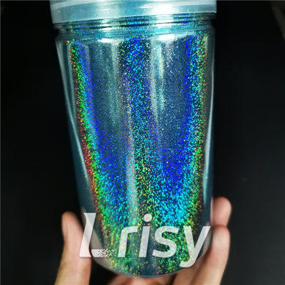 BULK Biodegradable Holographic Silver Glitter .008 Ultrafine | lip gloss  glitter| Tumbler glitter | cosmetic glitter bulk