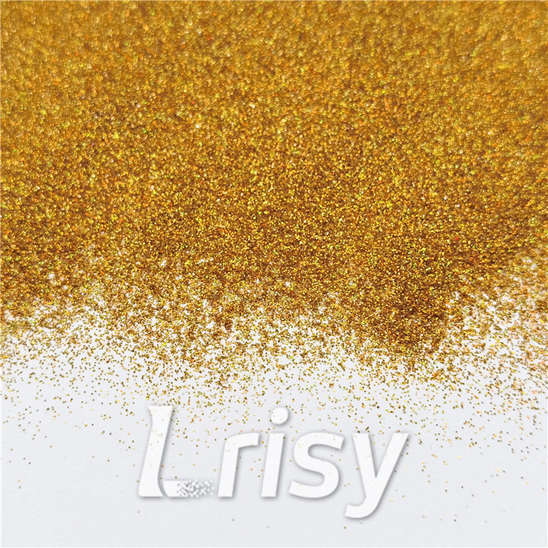 0.2mm Professional Cosmetic Glitter For Lip Gloss, Lipstick Holographic Gold FCHL200