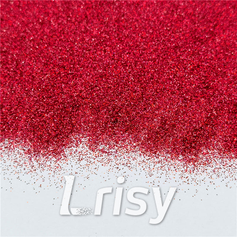 0.2mm Professional Cosmetic Glitter For Lip Gloss, Lipstick Holographic Red FCHL300