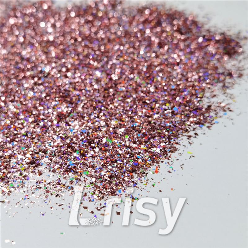 2x2 Glitter Holo Shards (Flakes) Holographic Pigment Pink Glitter Solvent Resistant SLG006