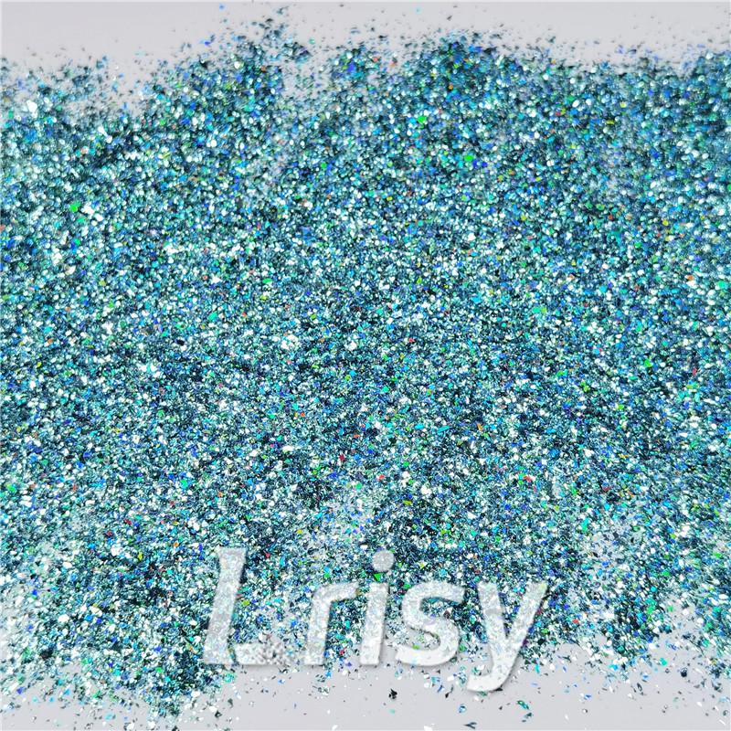 2x2 Glitter Holo Shards (Flakes) Holographic Pigment Sky Blue Glitter Solvent Resistant SLG009