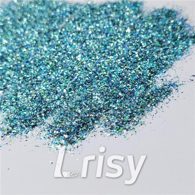 2x2 Glitter Holo Shards (Flakes) Holographic Pigment Sky Blue Glitter Solvent Resistant SLG009