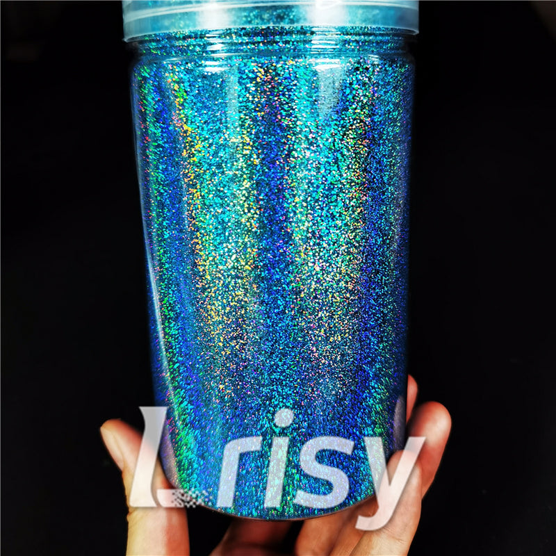 0.2mm Professional Cosmetic Glitter For Lip Gloss, Lipstick Holographic Sky Blue FCHL701
