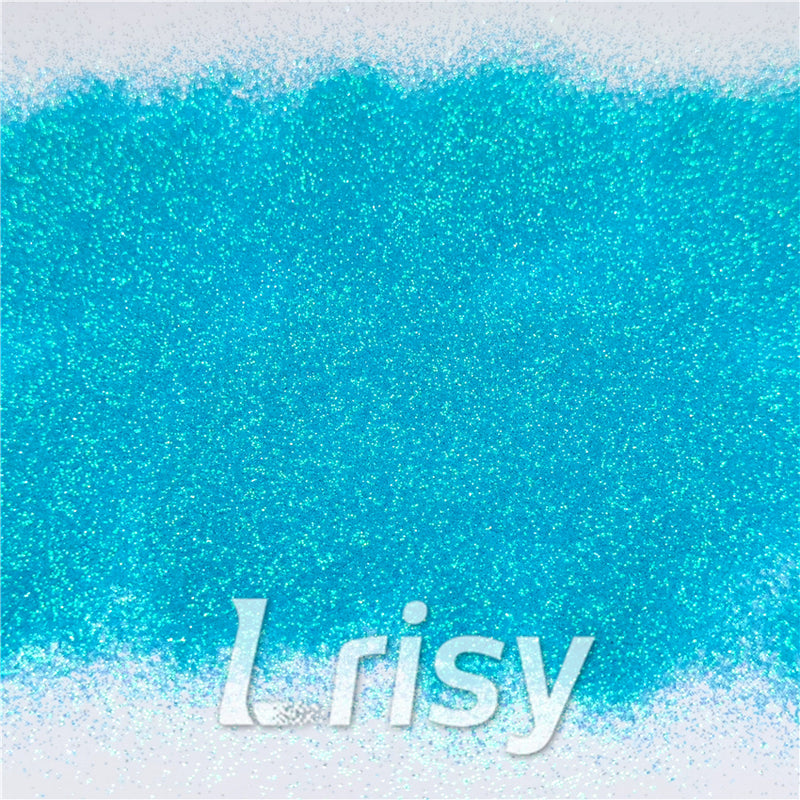 0.2mm Iridescent Translucent Blue Glitter C011