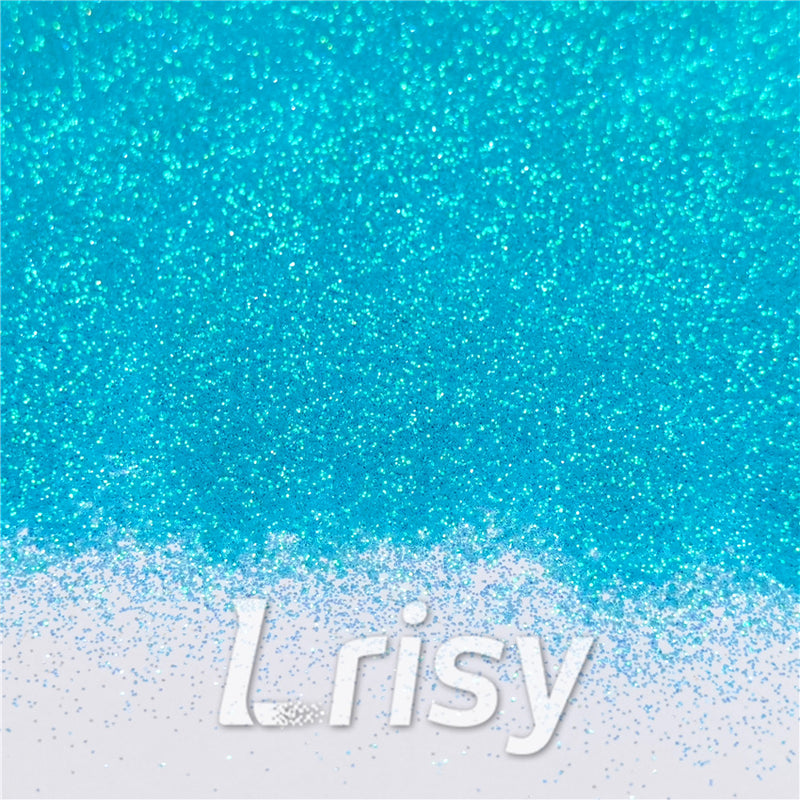 0.2mm Iridescent Translucent Blue Glitter C011