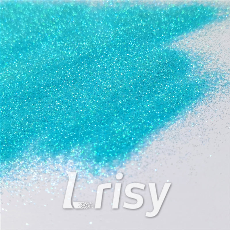 0.2mm Iridescent Translucent Blue Glitter C007